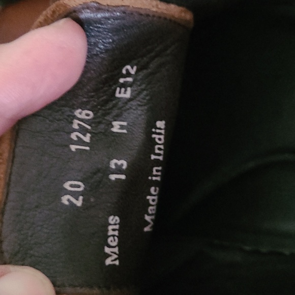 Johnston & Murphy Larsey # 20 1276 Tan, refined cap toe oxford, size 13 M - Picture 7 of 7